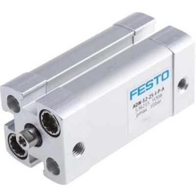 Festo, Fördertechnik, Compact Double Acting Cylinder 12x25 mm Festo, Fördertechnik, Compact Double Acting Cylinder 12x25 mm