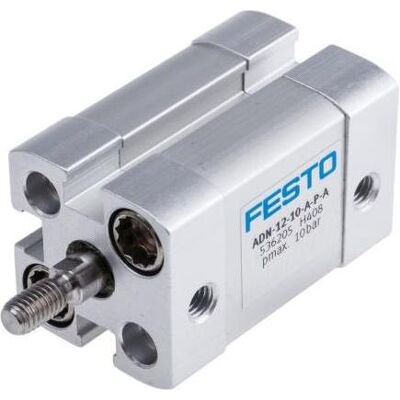 Festo, Fördertechnik, Compact Double Acting Cylinder 12x10 mm Festo, Fördertechnik, Compact Double Acting Cylinder 12x10 mm