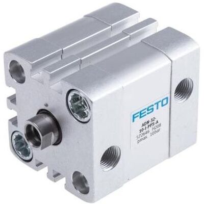 Festo, Fördertechnik, Compact Double Acting Cylinder 32x10 mm Festo, Fördertechnik, Compact Double Acting Cylinder 32x10 mm
