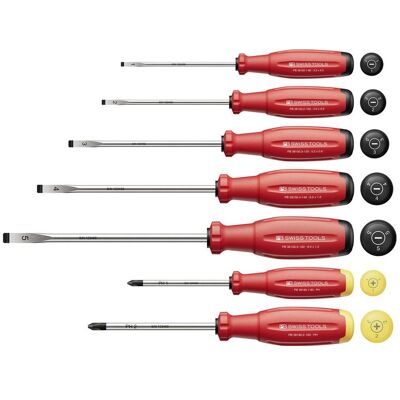 Packard Bell Swiss Tools, Schraubenzieher, PB 38252 SwissGrip Evo H (Phillipps-Kreuzschlitz (PH), Schlitz) Packard Bell Swiss Tools, Schraubenzieher, PB 38252 SwissGrip Evo H (Phillipps-Kreuzschlitz (PH), Schlitz)