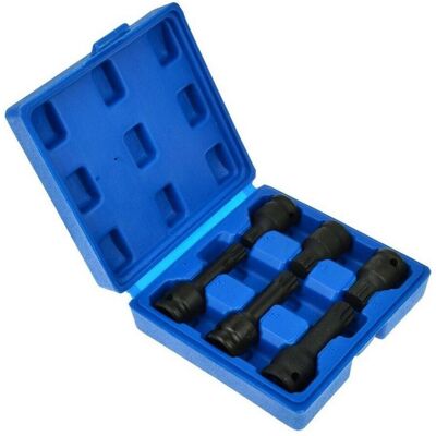 GEKO, Steckschlüssel + Stecknuss, TORX-Schlag-Schmiedeköpfe 6-tlg. GEKO, Steckschlüssel + Stecknuss, TORX-Schlag-Schmiedeköpfe 6-tlg.