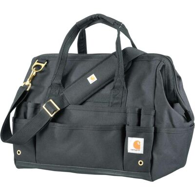 Carhartt, Werkzeugkoffer, 16 schwere schwarze Werkzeugtasche Carhartt, Werkzeugkoffer, 16 schwere schwarze Werkzeugtasche
