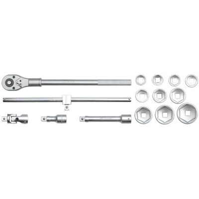 Yato, Steckschlüssel + Stecknuss, SOCKET SET 34 15PCS (30 mm, 31 mm, 32 mm, 33 mm, 34 mm, 35 mm, 36 mm, 37 mm, 38 mm, 39 mm, 40 mm, 41 mm, 42 mm, 43 mm, 44 mm, 45 mm, 46 mm, 47 mm, 48 mm, 49 mm, 50 mm, 52 mm, 54 mm, 55 mm, 56 mm, 57 mm, 58 mm, 60 mm) Yato, Steckschlüssel + Stecknuss, SOCKET SET 34 15PCS (30 mm, 31 mm, 32 mm, 33 mm, 34 mm, 35 mm, 36 mm, 37 mm, 38 mm, 39 mm, 40 mm, 41 mm, 42 mm, 43 mm, 44 mm, 45 mm, 46 mm, 47 mm, 48 mm, 49 mm, 50 mm, 52 mm, 54 mm, 55 mm, 56 mm, 57 mm, 58 mm, 60 mm)