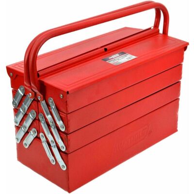 Awtools Aw30988 Metall-Werkzeugkoffer - 7 Fächer Awtools Aw30988 Metall-Werkzeugkoffer - 7 Fächer