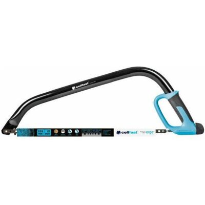Cellfast, Handsäge, Bogensäge Ergo 21" (533mm) zum Schneiden von frischem und trockenem Holz, hochwertiger Karb Cellfast, Handsäge, Bogensäge Ergo 21" (533mm) zum Schneiden von frischem und trockenem Holz, hochwertiger Karb