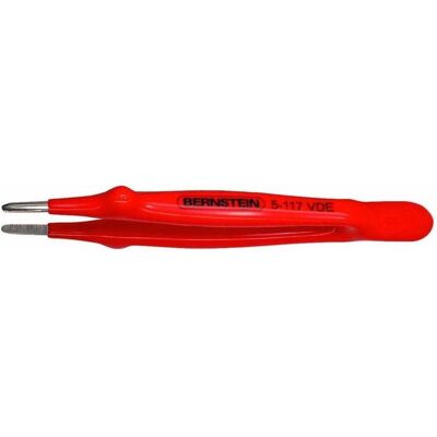 Bernstein 5-117 VDE Elektronikpinzette - Gerade Flach Breit 145mm Bernstein 5-117 VDE Elektronikpinzette - Gerade Flach Breit 145mm