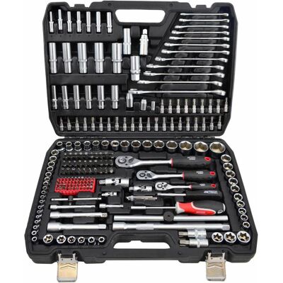 Awtools, Steckschlüssel + Stecknuss, SCHLÜSSELSATZ 216el 1 (1/2", 1/4", 3/8") Awtools, Steckschlüssel + Stecknuss, SCHLÜSSELSATZ 216el 1 (1/2", 1/4", 3/8")