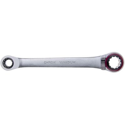 BRW, Schraubenschlüssel, Vierfach-Ratschenringschlüssel 9-15 (11 mm, 14 mm, 15 mm, 9 mm) BRW, Schraubenschlüssel, Vierfach-Ratschenringschlüssel 9-15 (11 mm, 14 mm, 15 mm, 9 mm)