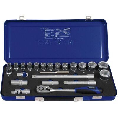 Projahn, Steckschlüssel + Stecknuss, Xi-on 1/2 Steckschlüssel Satz 23tlg (10 mm, 11 mm, 12 mm, 13 mm, 14 mm, 15 mm, 16 mm, 17 mm, 18 mm, 19 mm, 21 mm, 22 mm, 24 mm, 27 mm, 30 mm, 32 mm) Projahn, Steckschlüssel + Stecknuss, Xi-on 1/2 Steckschlüssel Satz 23tlg (10 mm, 11 mm, 12 mm, 13 mm, 14 mm, 15 mm, 16 mm, 17 mm, 18 mm, 19 mm, 21 mm, 22 mm, 24 mm, 27 mm, 30 mm, 32 mm)