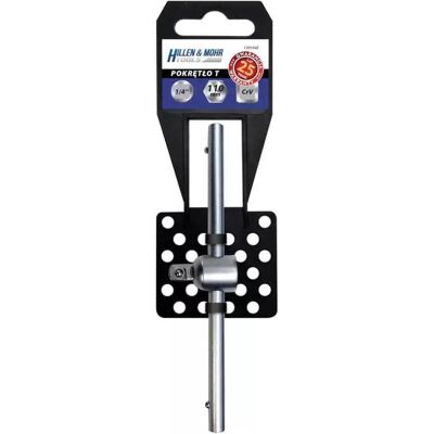 Dedra, Steckschlüssel + Stecknuss, Schiebende T-Stange 3/4" mit Aufhänger Dedra, Steckschlüssel + Stecknuss, Schiebende T-Stange 3/4" mit Aufhänger
