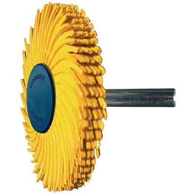 Tyrolit, Schleifmittel, Radialbürstenscheibe Sunburst D.51mm K.80 Gelb 10000min-¹ (80) Tyrolit, Schleifmittel, Radialbürstenscheibe Sunburst D.51mm K.80 Gelb 10000min-¹ (80)