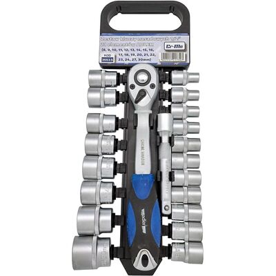 Adler Steckschlüssel + Stecknuss, ZESTAW KLUCZY NASADOWYCH 1/2" 21 ELEMENTÓW Adler Steckschlüssel + Stecknuss, ZESTAW KLUCZY NASADOWYCH 1/2" 21 ELEMENTÓW