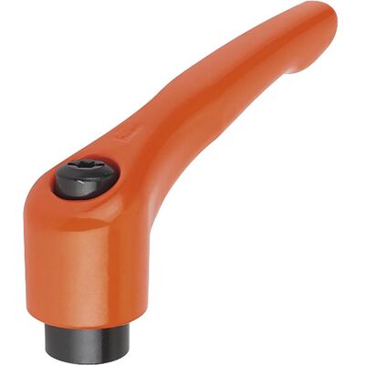 Kipp, Schraubstock + Zwinge, Klipp Klemmhebel (Klemmgriff) mit Innengewinde Spannhebel ø M 6 orange Kipp, Schraubstock + Zwinge, Klipp Klemmhebel (Klemmgriff) mit Innengewinde Spannhebel ø M 6 orange