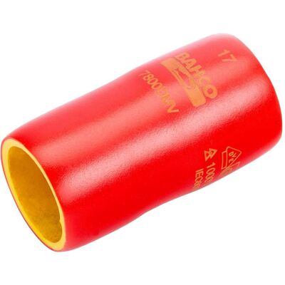 Irimo, Steckschlüssel + Stecknuss, Nach VDE isolierter 1/2-Steckschlüssel, 32 mm (32 mm) Irimo, Steckschlüssel + Stecknuss, Nach VDE isolierter 1/2-Steckschlüssel, 32 mm (32 mm)