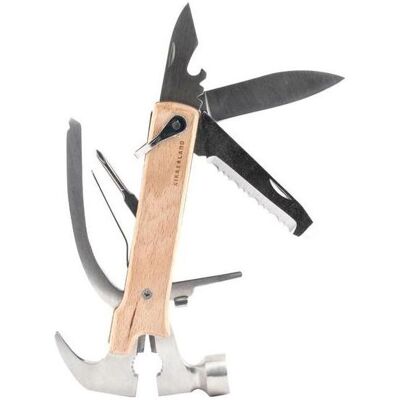 Kikkerland Multi-Tool - Hammer, Schraubenzieher, Flaschenöffner - Mehrzweckwerkzeug Kikkerland Multi-Tool - Hammer, Schraubenzieher, Flaschenöffner - Mehrzweckwerkzeug