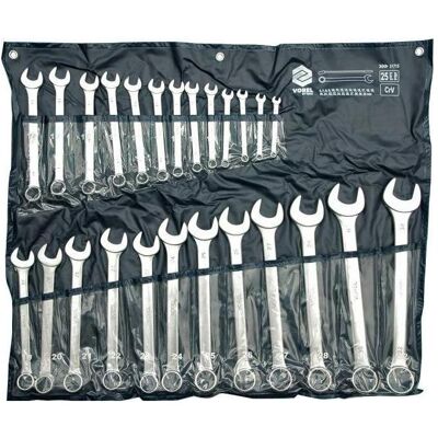 Toya, Schraubenschlüssel, Satz mit 25 Steckschlüsseln 6 - 32 mm CrV Toya, Schraubenschlüssel, Satz mit 25 Steckschlüsseln 6 - 32 mm CrV