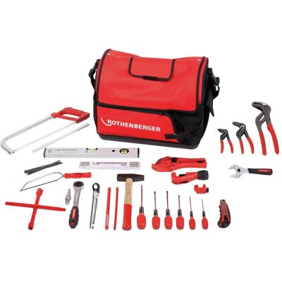 Rothenberger, Werkzeugkoffer, Handwerkzeug-Set mit Werkzeugtasche, 57-teilig Rothenberger, Werkzeugkoffer, Handwerkzeug-Set mit Werkzeugtasche, 57-teilig