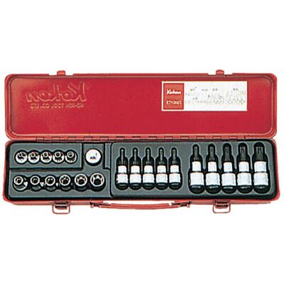 Koken, Steckschlüssel + Stecknuss, TORX, 3/8" - Werkzeugset Koken, Steckschlüssel + Stecknuss, TORX, 3/8" - Werkzeugset