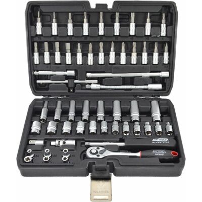 Awtools, Steckschlüssel + Stecknuss, ZESTAW KLUCZY 1/4" 56el Awtools, Steckschlüssel + Stecknuss, ZESTAW KLUCZY 1/4" 56el