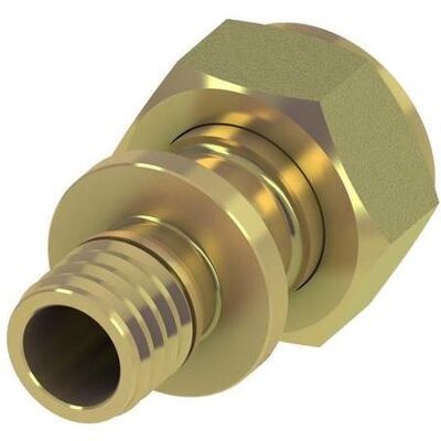 TECEflex 16 x 3/4" Verschraubung - Flachdichtung, Siliziumbronze TECEflex 16 x 3/4" Verschraubung - Flachdichtung, Siliziumbronze