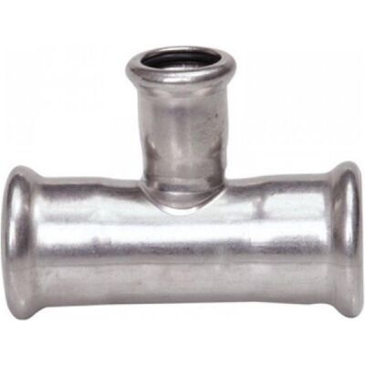 Sanpro, Rohrverbindungstechnik, Edelstahl Pressfitting M-Kontur T-Stück reduziert, Grösse 28 x 15 (T-Verbindung) Sanpro, Rohrverbindungstechnik, Edelstahl Pressfitting M-Kontur T-Stück reduziert, Grösse 28 x 15 (T-Verbindung)