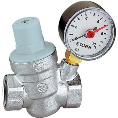 Caleffi Wasserdruckregler - 16bar - Schräg mit Manometer Caleffi Wasserdruckregler - 16bar - Schräg mit Manometer