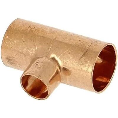 Rohrverbindung 5130 28 x 18 x 28 mm - Kupfer Rohrverbindung 5130 28 x 18 x 28 mm - Kupfer
