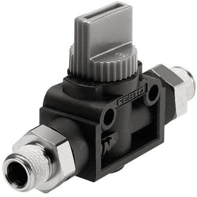 Festo, Ventil, HE-3-1/4-1/4 153297 Absperrventil Festo, Ventil, HE-3-1/4-1/4 153297 Absperrventil