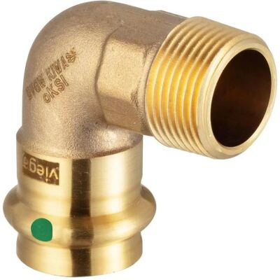 Viega 90° Bronze Rohrverbindung - SC-Contur Bogen Viega 90° Bronze Rohrverbindung - SC-Contur Bogen