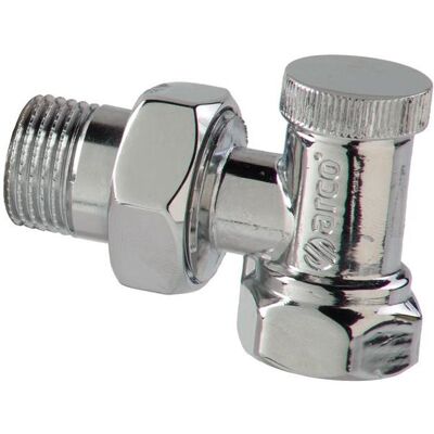 Arco, Zubehör Sanitärinstallation, Radiator Tap Angle Valve 1/2f Chromed Arco, Zubehör Sanitärinstallation, Radiator Tap Angle Valve 1/2f Chromed