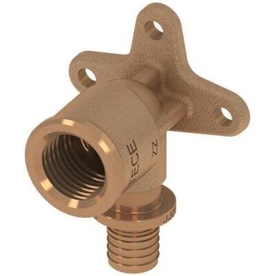 TECE, Zubehör Sanitärinstallation, TECEflex Wandscheibe 16 x Rp 1/2" Rotguss 708610 TECE, Zubehör Sanitärinstallation, TECEflex Wandscheibe 16 x Rp 1/2" Rotguss 708610