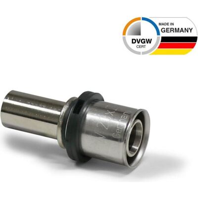 Sanpro, Rohrverbindungstechnik, THPRESS Pressfitting Übergang TH Kontur für Kupfer-Fittings, Grösse 16x2, Abgang 15 mm (Pressverbindung) Sanpro, Rohrverbindungstechnik, THPRESS Pressfitting Übergang TH Kontur für Kupfer-Fittings, Grösse 16x2, Abgang 15 mm (Pressverbindung)