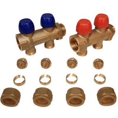 Wavin Tigris Modell NOR-5111052 1" 2-Wege Rohrset mit PEX-Verbindern - Rohrset Wavin Tigris Modell NOR-5111052 1" 2-Wege Rohrset mit PEX-Verbindern - Rohrset