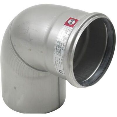 Blücher AISI 304 87,5° 110mm Rohrbogen Blücher AISI 304 87,5° 110mm Rohrbogen