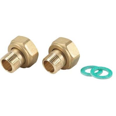 Danfoss DN15 Verbindungssatz - 3/4 Zoll - Mit Nippeln & Kupplungen Danfoss DN15 Verbindungssatz - 3/4 Zoll - Mit Nippeln & Kupplungen