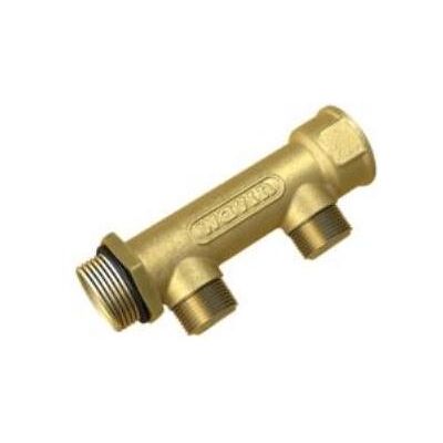 Wavin Zubehör Sanitärinstallation, 3/4' ford.rør 2 afg.1/2' - CC 50mm Wavin Zubehör Sanitärinstallation, 3/4' ford.rør 2 afg.1/2' - CC 50mm