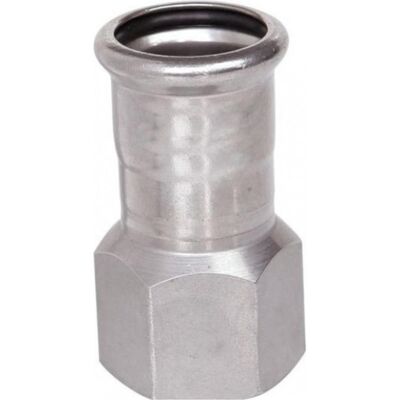 Sanpro, Rohrverbindungstechnik, Edelstahl Pressfitting M-Kontur Übergangsmuffe IG, Grösse 28 x 1 (Rohrreduktion) Sanpro, Rohrverbindungstechnik, Edelstahl Pressfitting M-Kontur Übergangsmuffe IG, Grösse 28 x 1 (Rohrreduktion)