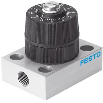 Festo, Ventil, GRP-160-1/8-AL 542023 Präzisions-Drosselrücks Festo, Ventil, GRP-160-1/8-AL 542023 Präzisions-Drosselrücks