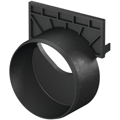 ACO, Zubehör Sanitärinstallation, Rear wall for outdoor gutter Hexaline with pipe connection ACO, Zubehör Sanitärinstallation, Rear wall for outdoor gutter Hexaline with pipe connection