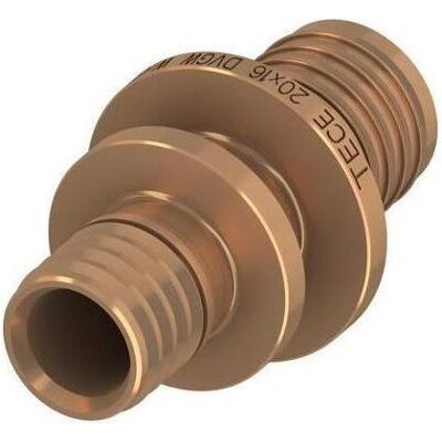 TECEflex Rohrverbindung - 20x16mm Rotguss - Reduziert TECEflex Rohrverbindung - 20x16mm Rotguss - Reduziert