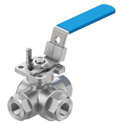 Festo, Ventil, VZBE-3/8-T-63-F-3T-F04-M-V15V15 8096952 Kugelhahn 1 St. Festo, Ventil, VZBE-3/8-T-63-F-3T-F04-M-V15V15 8096952 Kugelhahn 1 St.