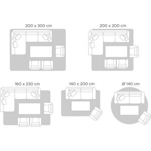 Beliani Beigener Jute und Wolle Läufer - Läufer Beliani Beigener Jute und Wolle Läufer - Läufer