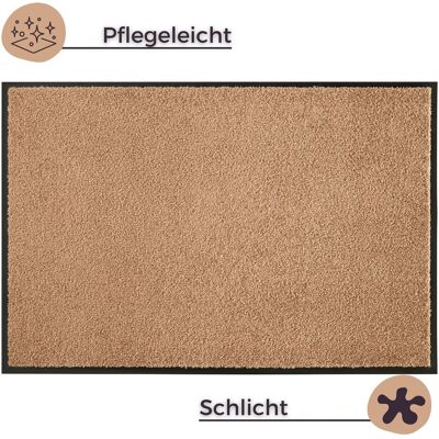 Hanse Home Zerbino Wash & Clean Beige - Fußmatte Hanse Home Zerbino Wash & Clean Beige - Fußmatte