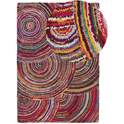 Beliani Teppich 160x230cm Handgefertigt Bunt Baumwolle - Boho Stil - Teppich Beliani Teppich 160x230cm Handgefertigt Bunt Baumwolle - Boho Stil - Teppich