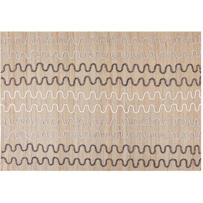 Beliani Modell SOGUT Jute Teppich - 160x230cm - Rustik Boho Stil Beliani Modell SOGUT Jute Teppich - 160x230cm - Rustik Boho Stil