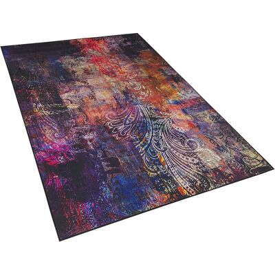 Beliani Mehrfarbig Paisley Muster Teppich - 160 x 230 cm Beliani Mehrfarbig Paisley Muster Teppich - 160 x 230 cm