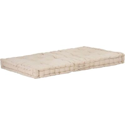 vidaXL Palletkissen - 120x80x10 cm Beige - Pallet Cushion vidaXL Palletkissen - 120x80x10 cm Beige - Pallet Cushion