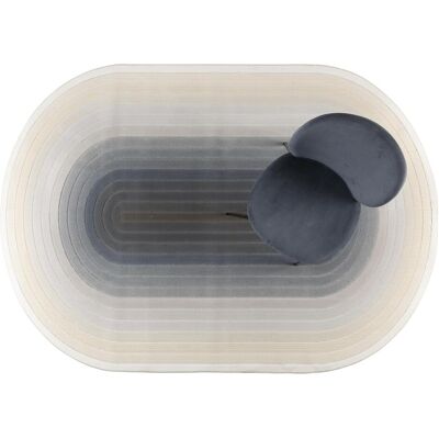 Zuiver Olympic I - Blau/Beige Ovalt Teppich - 160x230 cm Zuiver Olympic I - Blau/Beige Ovalt Teppich - 160x230 cm