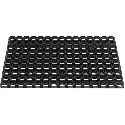 Hamat Schwarze Gummimatte - 80x120cm - Rutschfeste Türmatte Hamat Schwarze Gummimatte - 80x120cm - Rutschfeste Türmatte