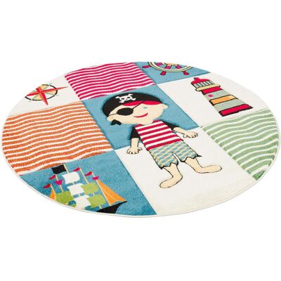 Pergamon, Kinderteppich, Kinder Teppich Savona Kids Piratenwelt Rund (160 cm) Pergamon, Kinderteppich, Kinder Teppich Savona Kids Piratenwelt Rund (160 cm)
